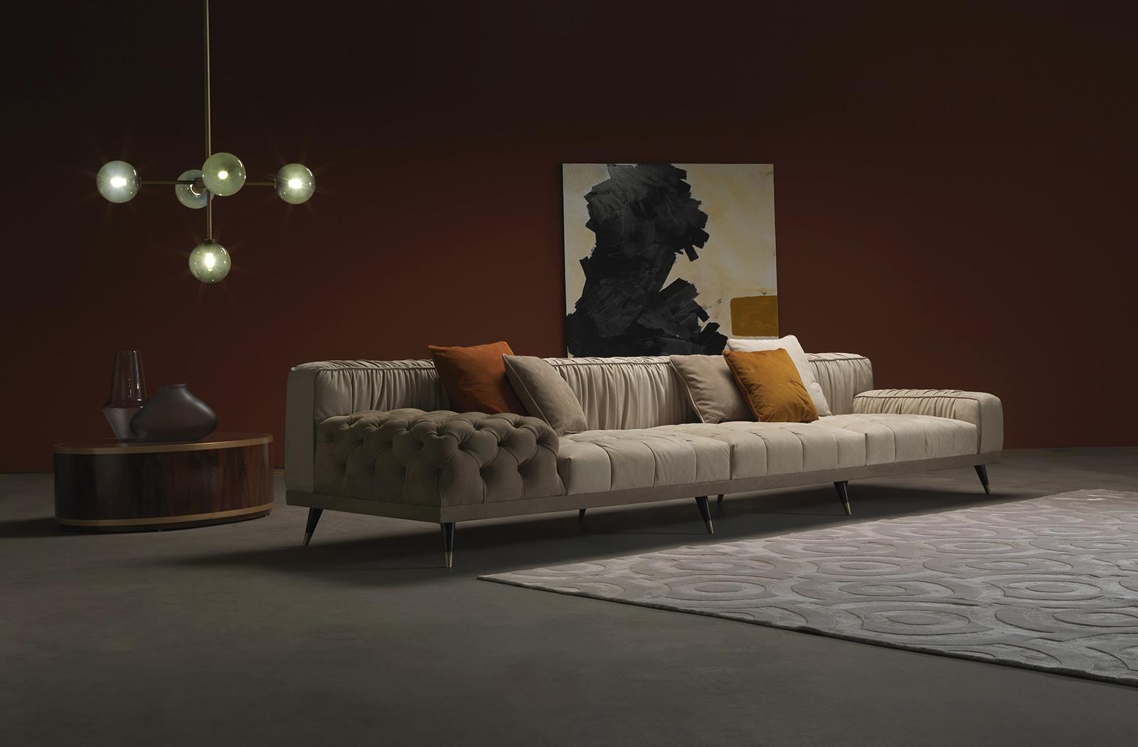 DOUGLAS Direct light brass pendant lamp