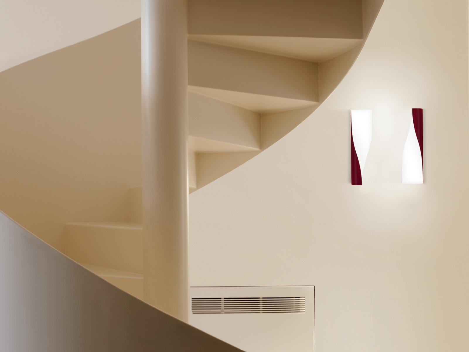 EVITA LED technopolymer and polyethylene wall lamp