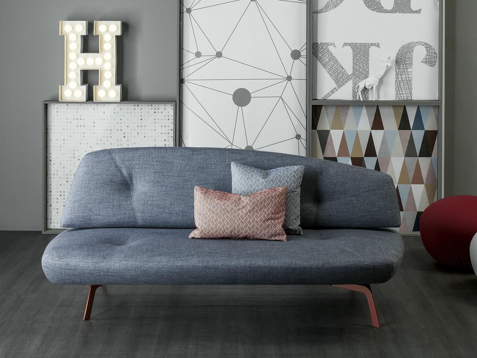 BANDY Convertible fabric sofa bed