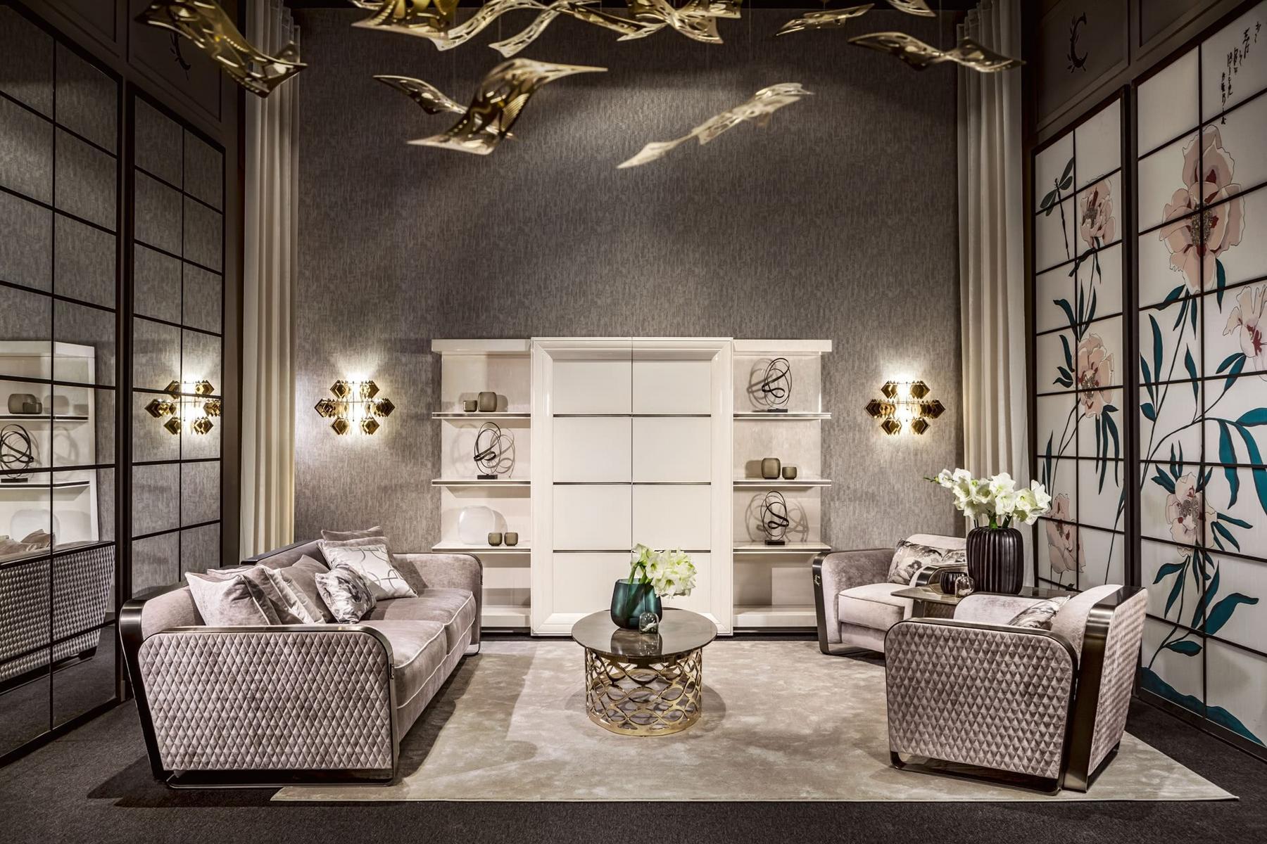 VOYAGE Velvet sofa