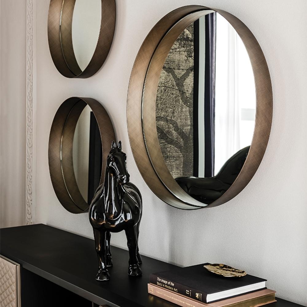 WISH Round metal mirror