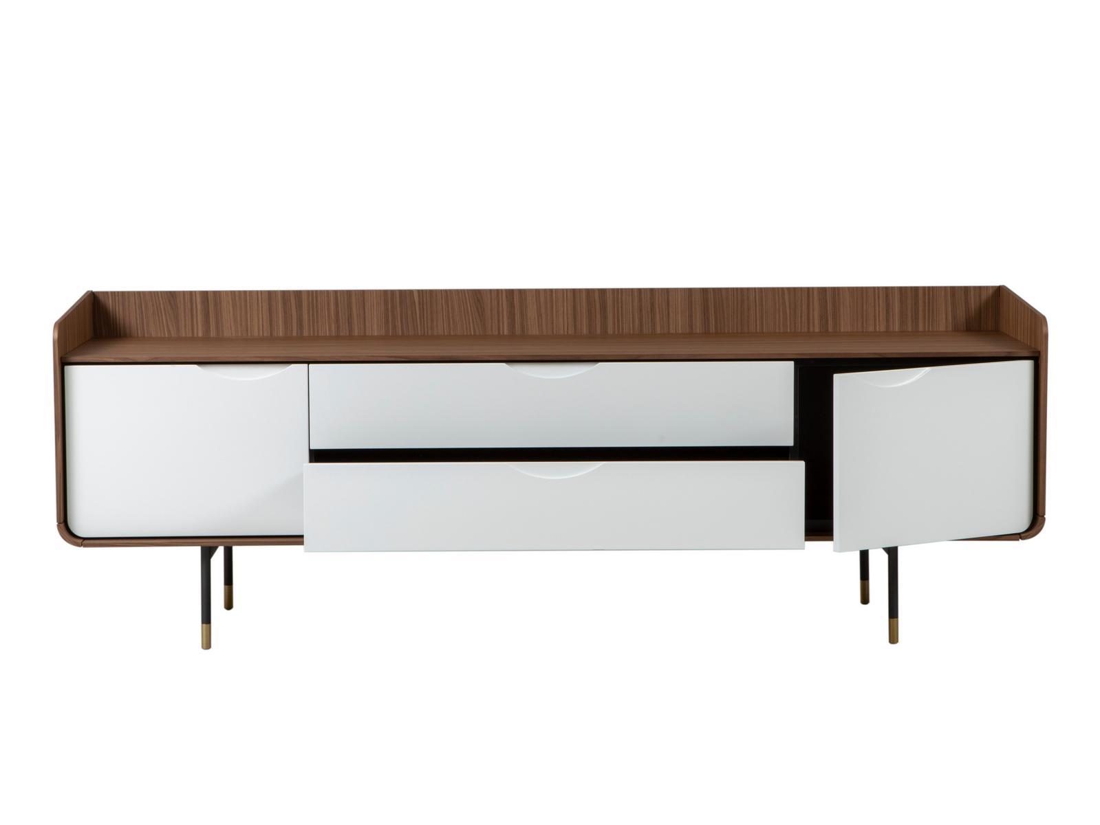 OPERA Walnut TV cabinet with doors