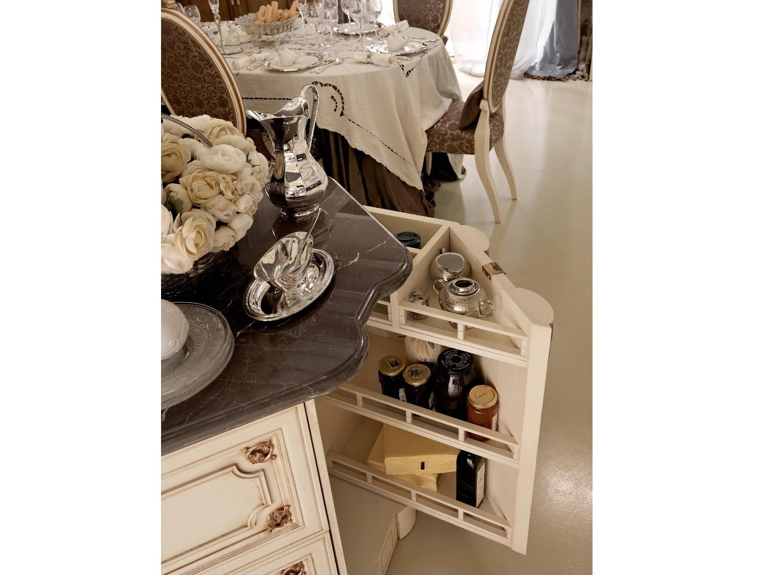 Custom wooden kitchen with island Martini interiors Sogno