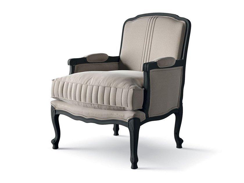 5637 Fabric armchair with armrests