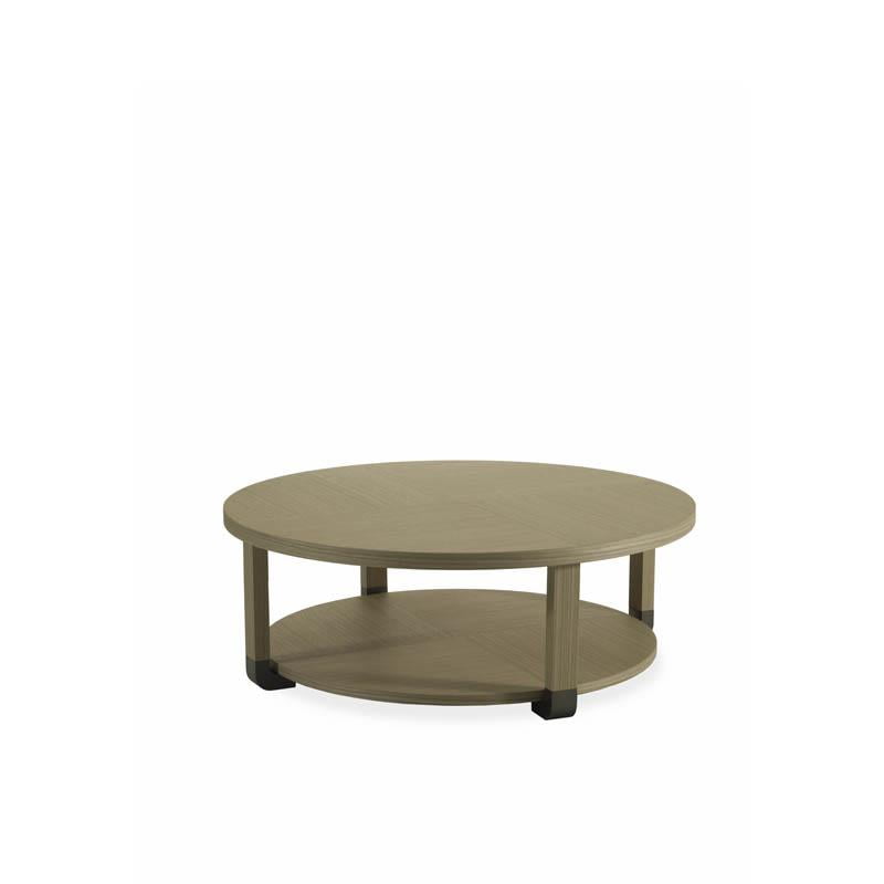 JACQUES Round solid wood coffee table