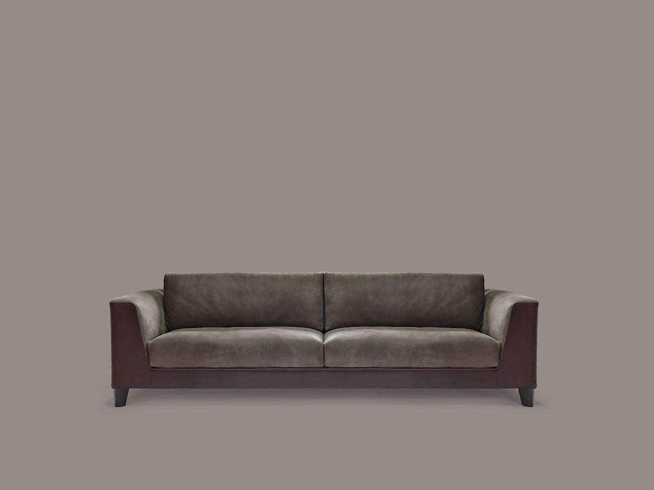 STATUS QUO Modular leather sofa
