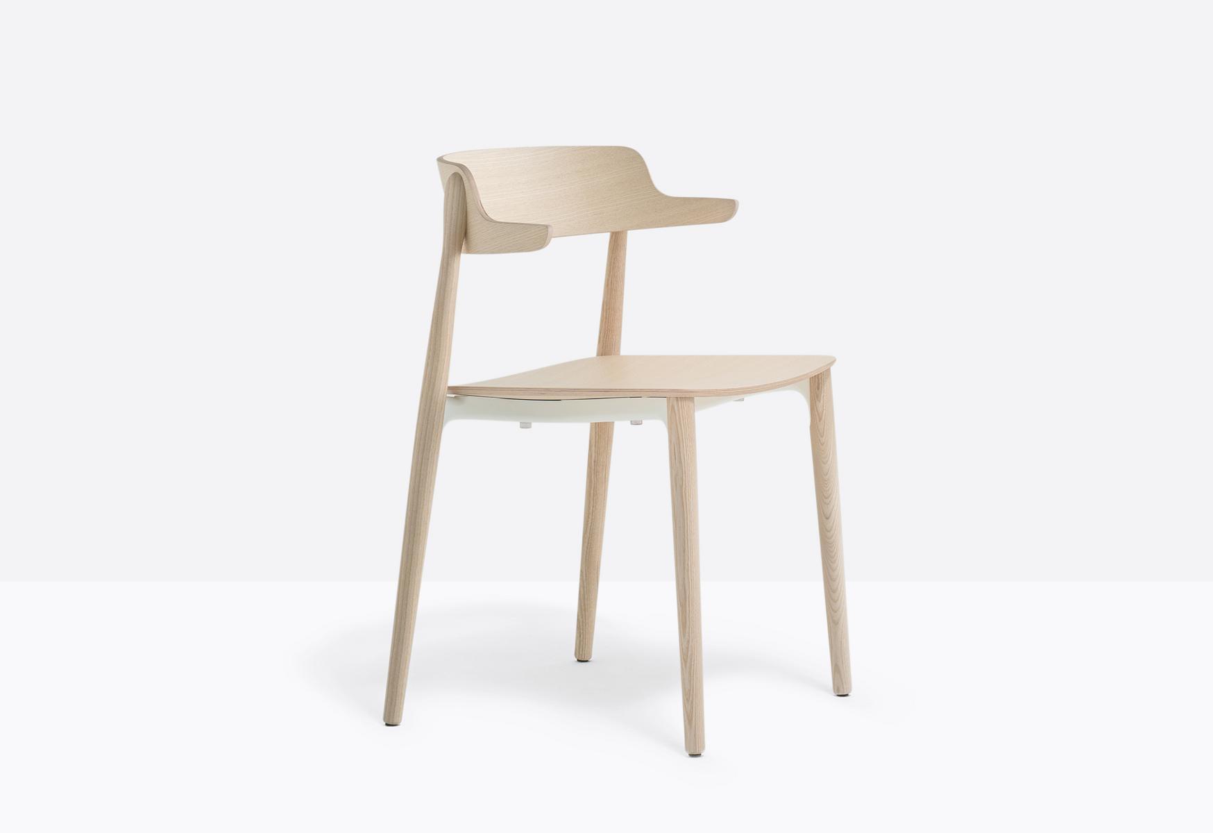 NEMEA 2825 Ash restaurant chair with armrests