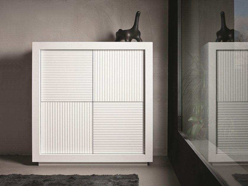 PICASSO - ONDA Wooden highboard with doors