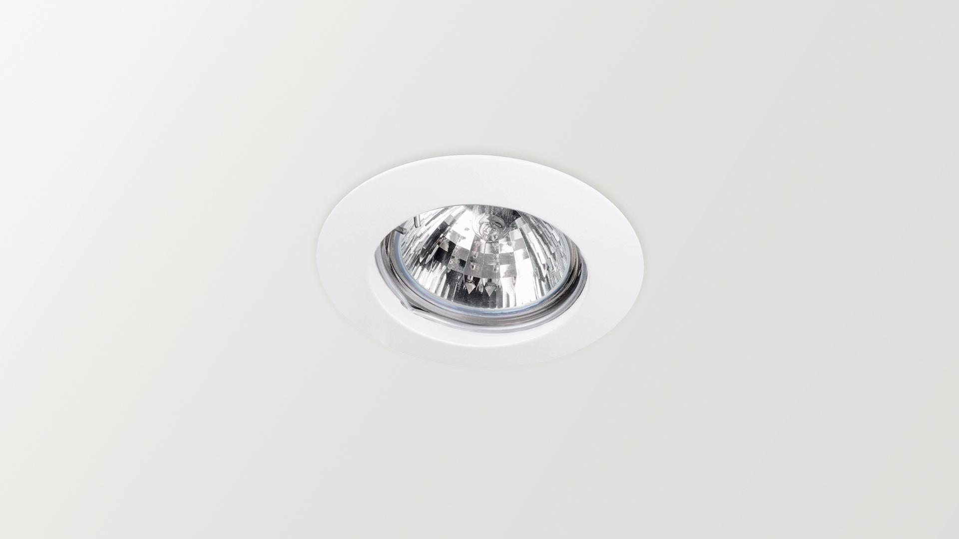 BASIC 12V & 230V Round recessed aluminium spotlight