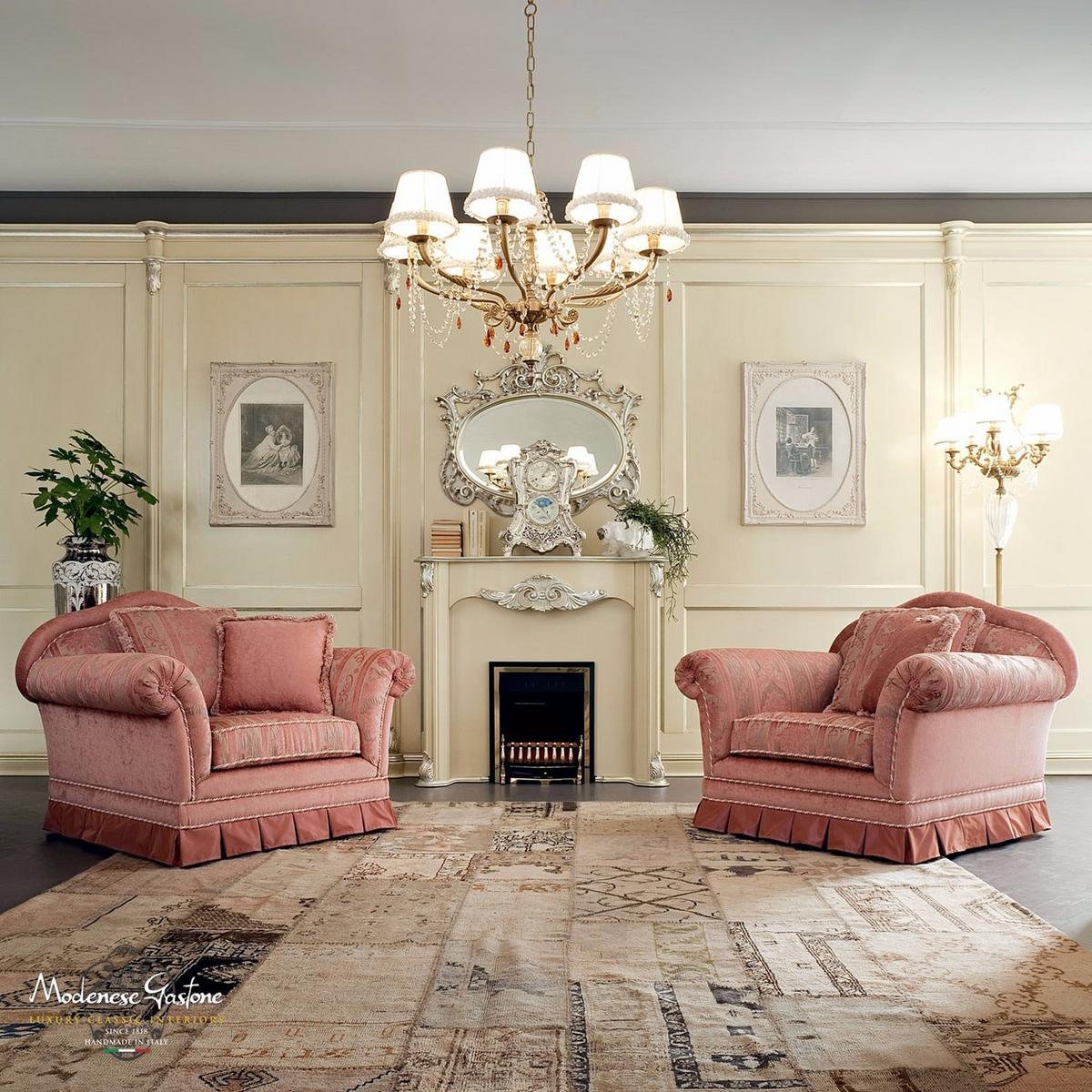 13408 Upholstered armchair with armrests