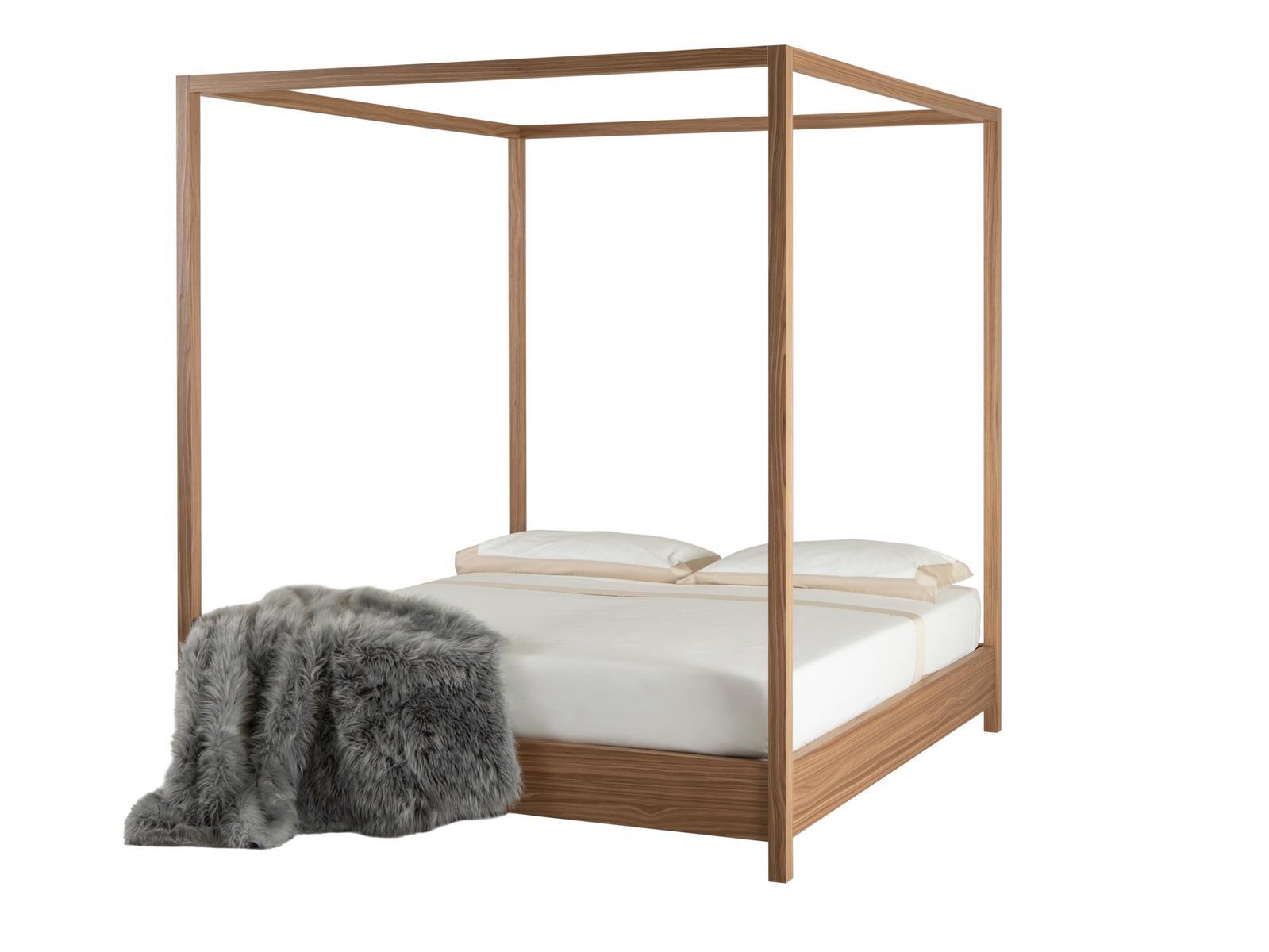 HAVANA Walnut double bed