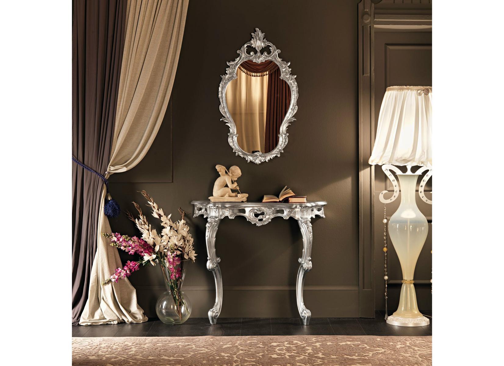 11609 Silver leaf console table