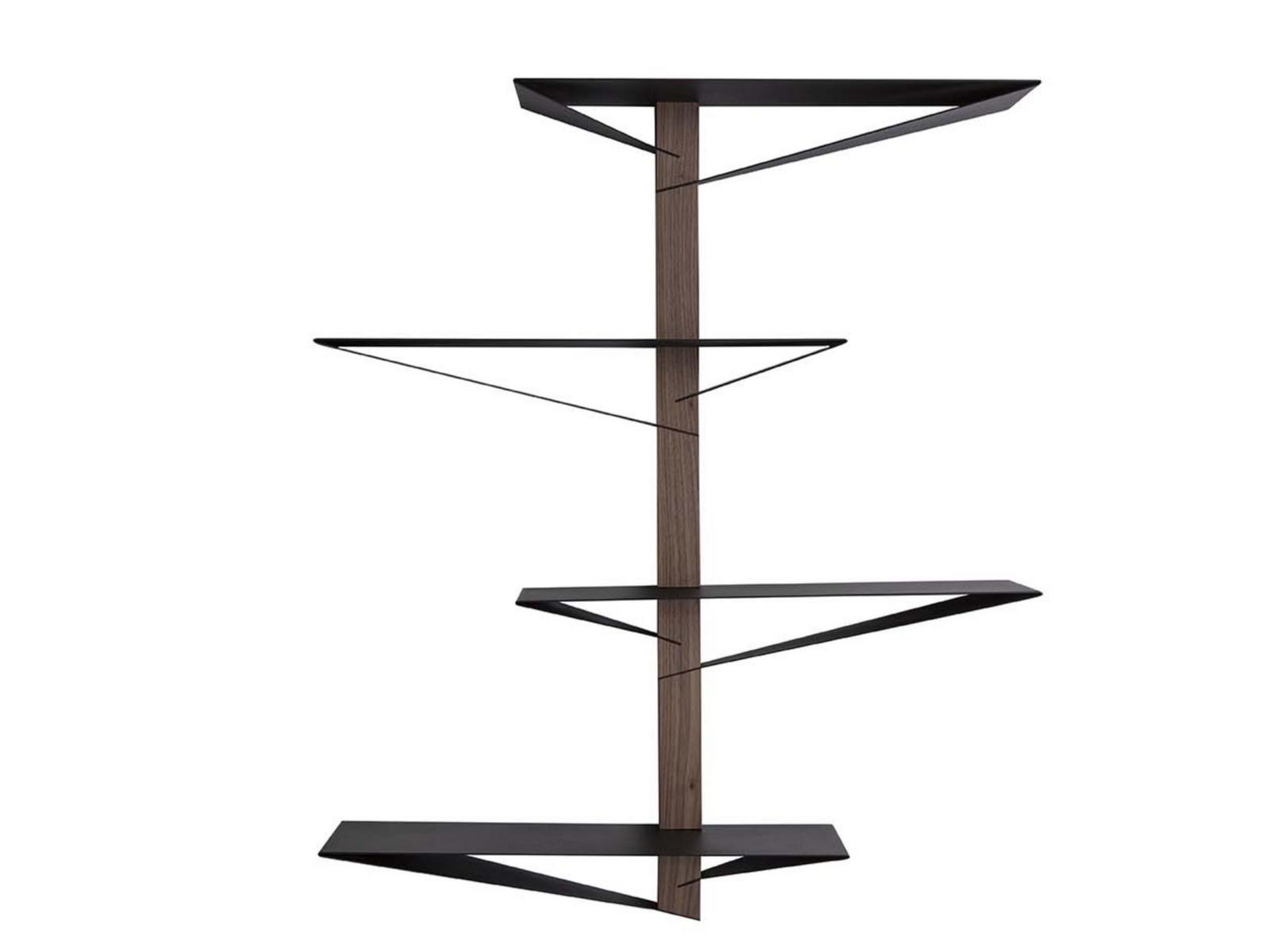 ALBATROS Wall-mounted painted metal bookcase