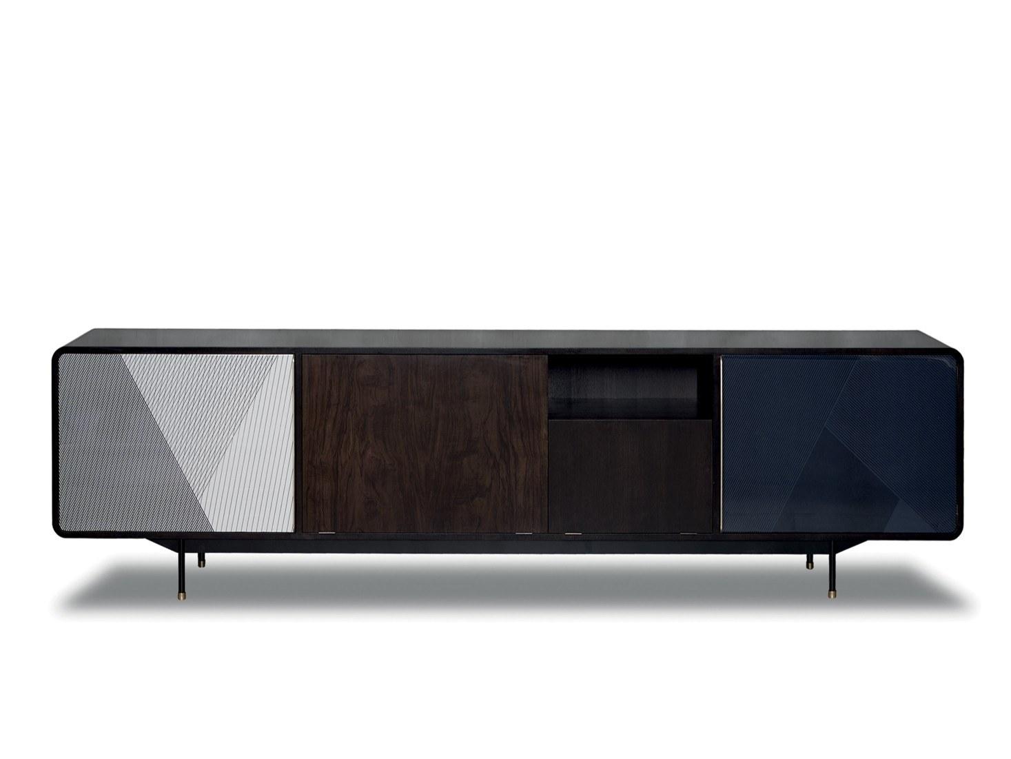 MEMO Contemporary style engineered wood sideboard with doors