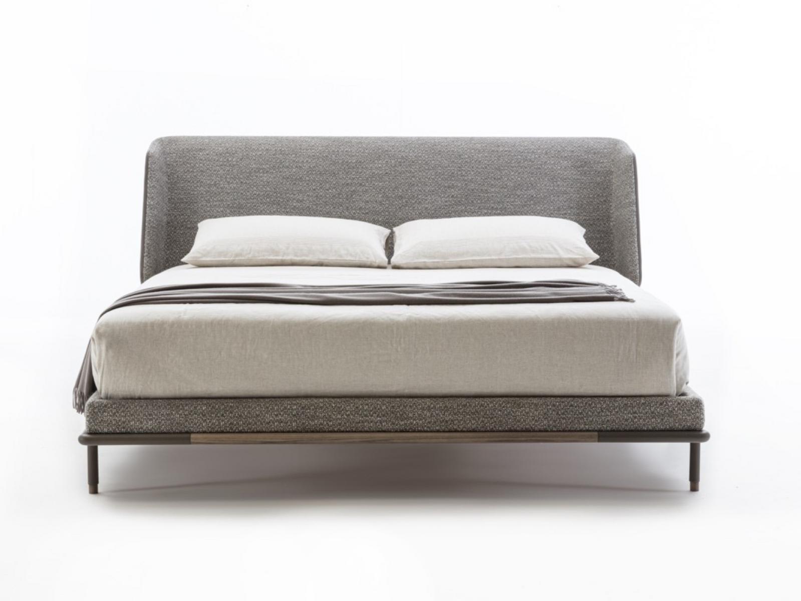 ALFRED Double bed with upholstered headboard