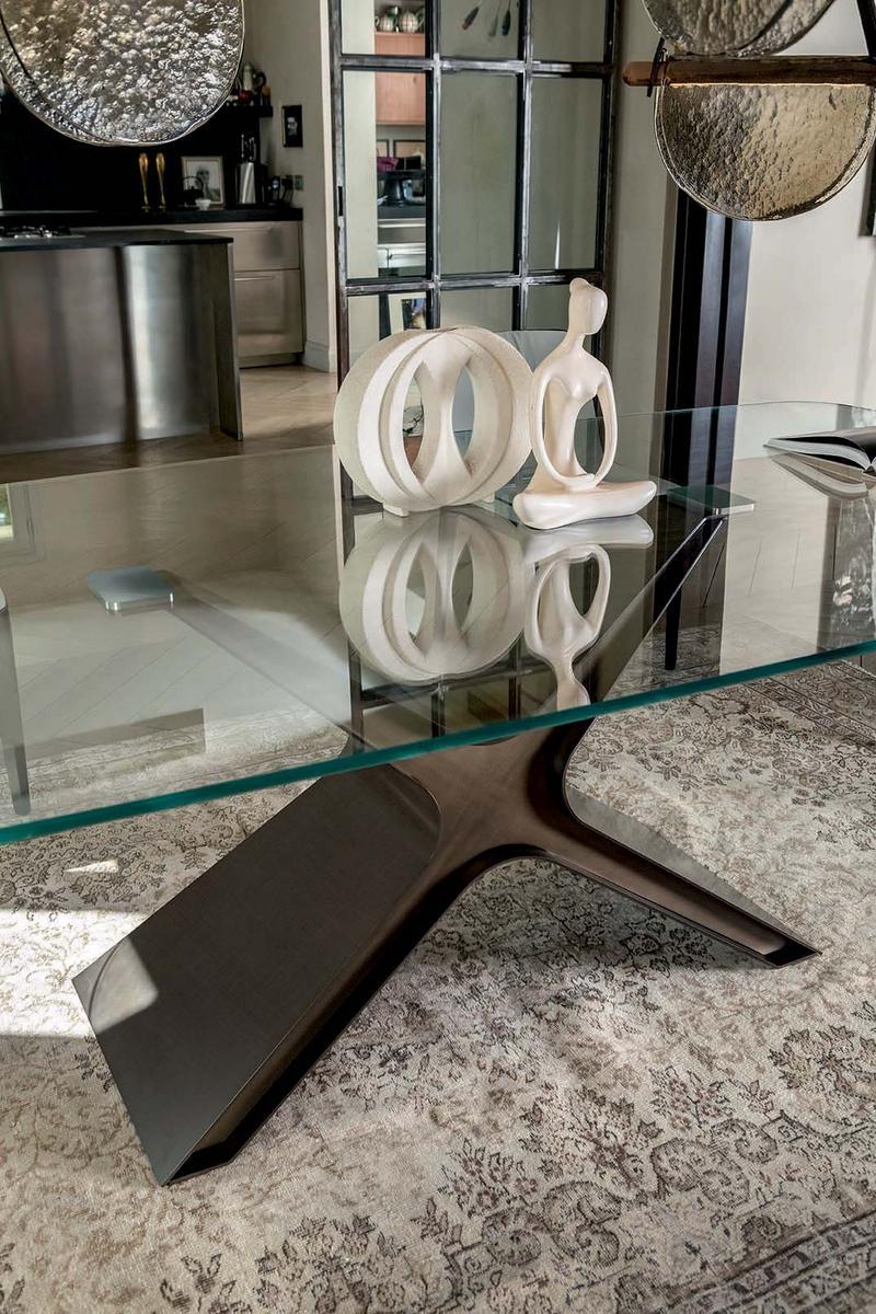 CALLIOPE XXL Rectangular glass table