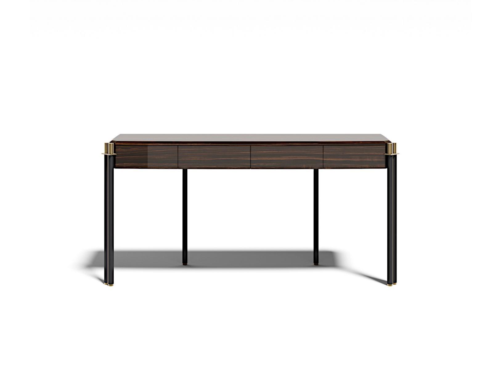 MAYFAIR Rectangular wooden console table with drawers