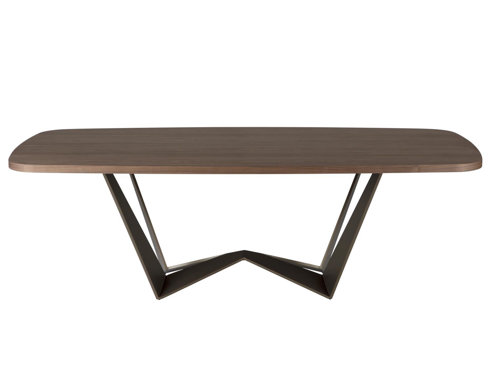 REVERSE Rectangular walnut table