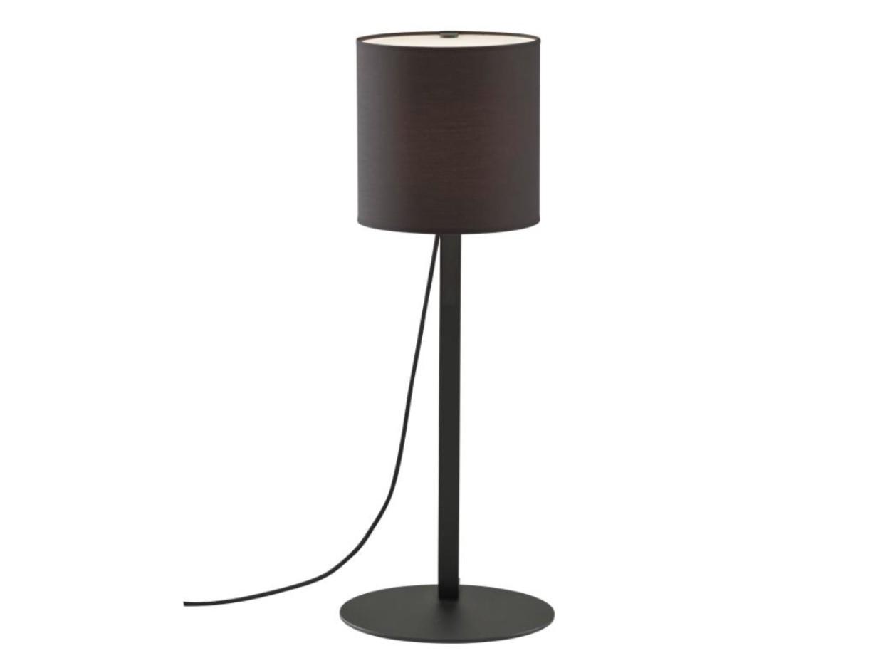 MAGNET LAMP Table lamp with steel base and cotton shade