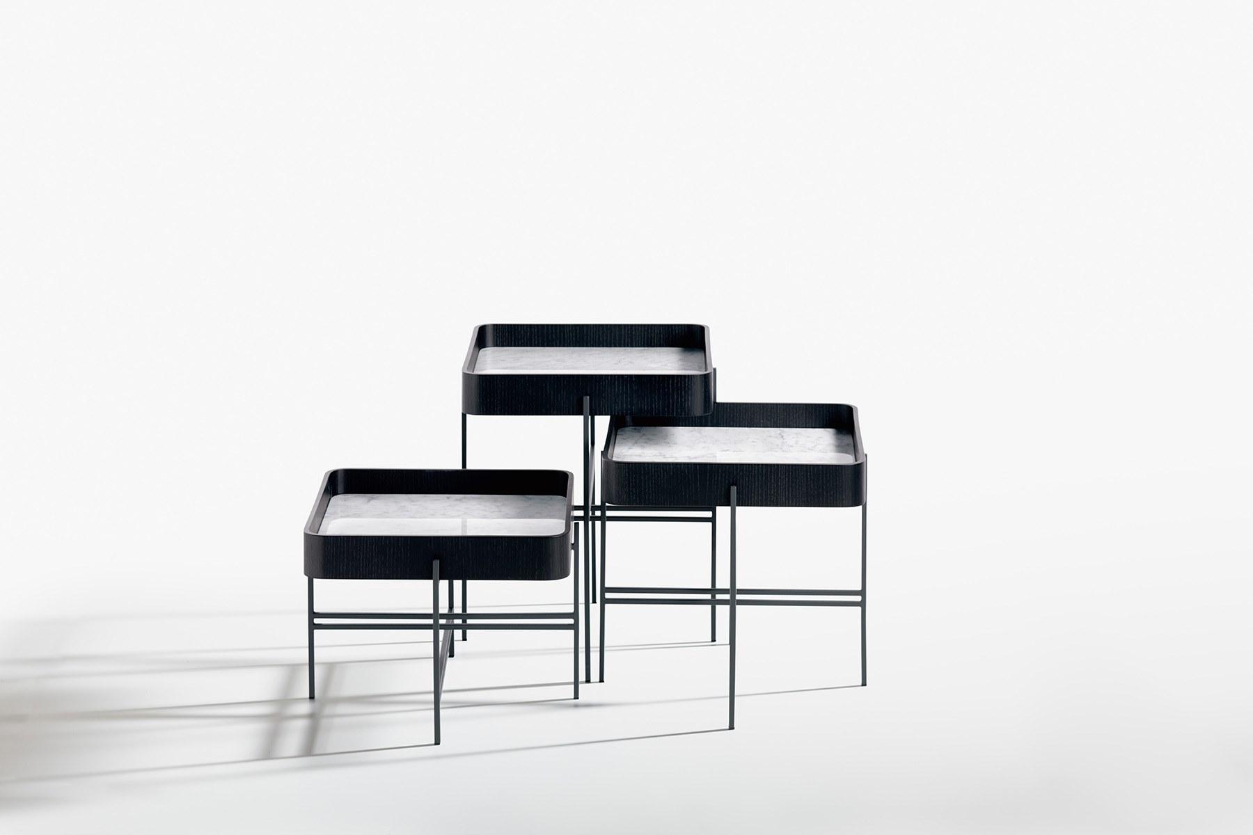TRAY Square coffee table with tray
