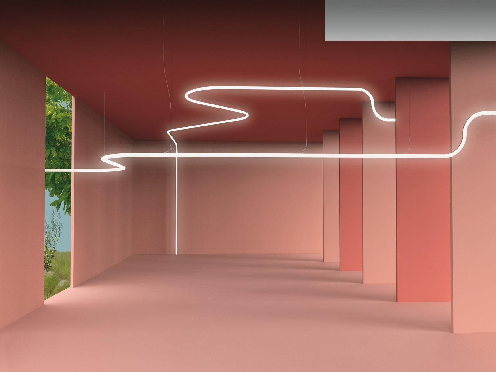 ALPHABET OF LIGHT SYSTEM LED direct light polycarbonate pendant lamp