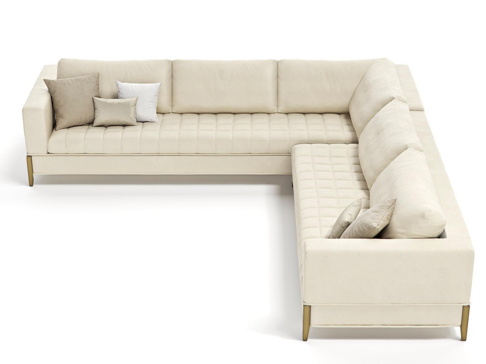 OYSTER Corner upholstered fabric sofa