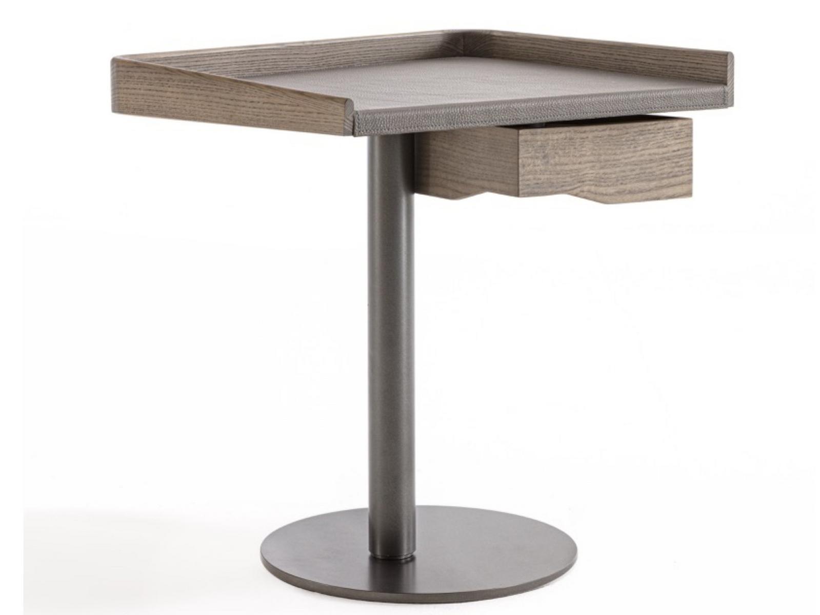 LIV Solid wood and metal coffee table / bedside table