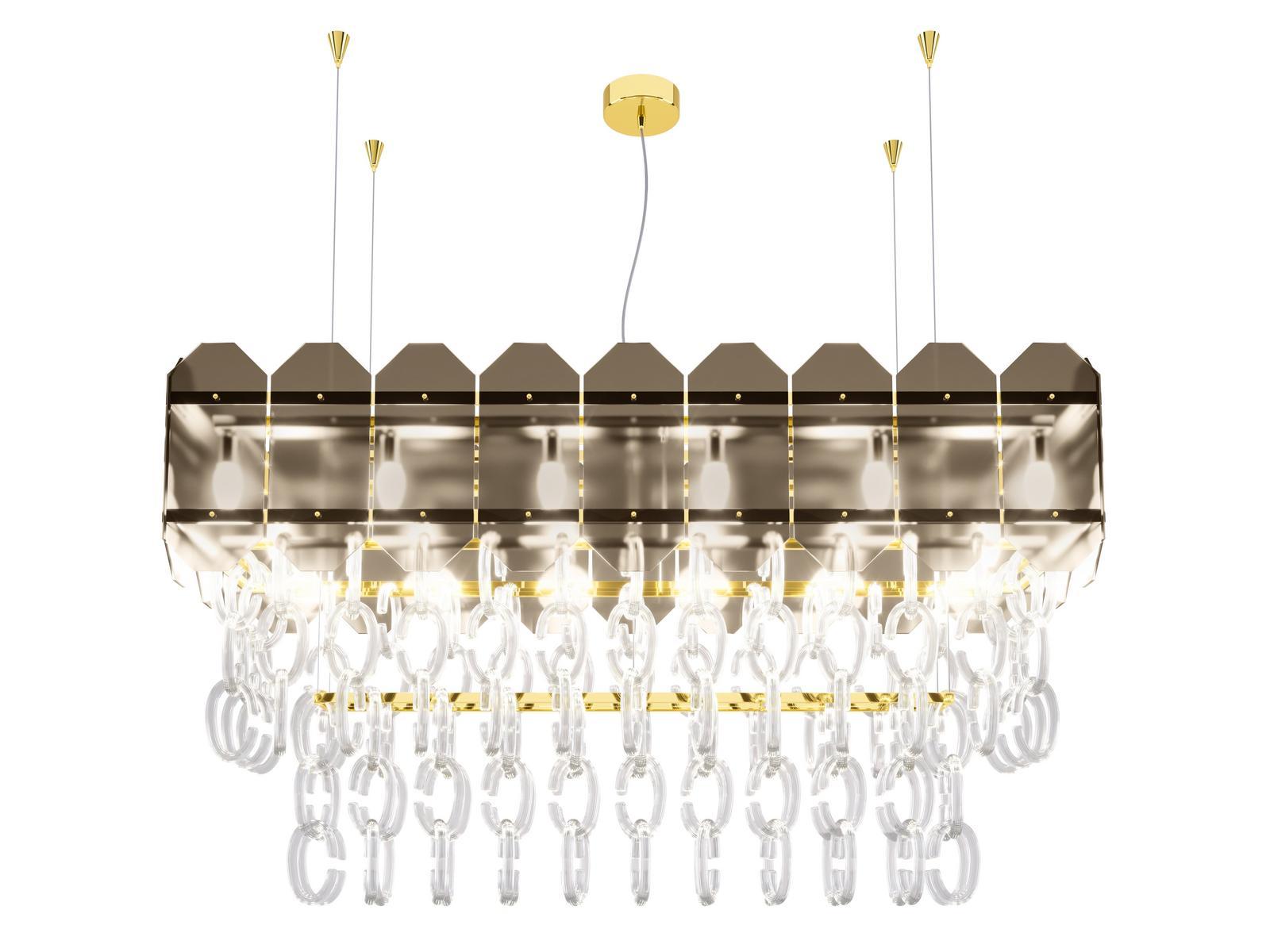 TWIN Murano glass chandelier