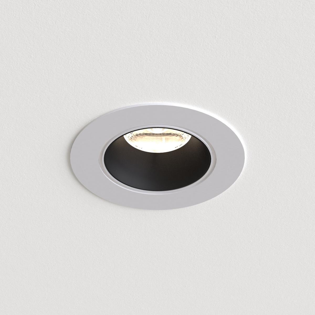 PROFORM FT ROUND LED semi-inset round aluminium spotlight