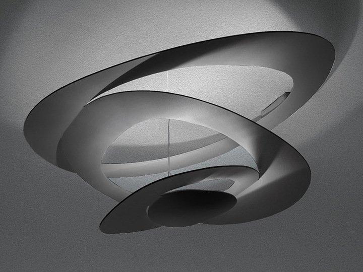 PIRCE MINI Indirect light aluminium ceiling lamp