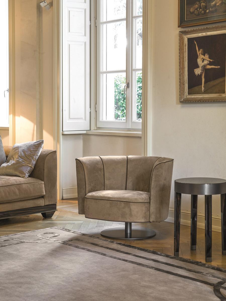LUDWIG Nabuk armchair