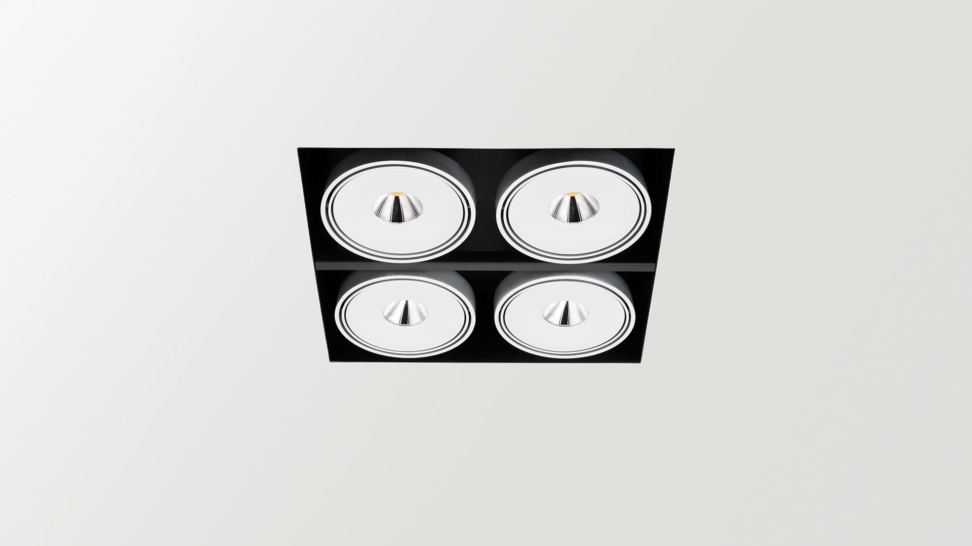 ORBITAL TRIMLESS 4 LARK-111 LED recessed aluminium spotlight