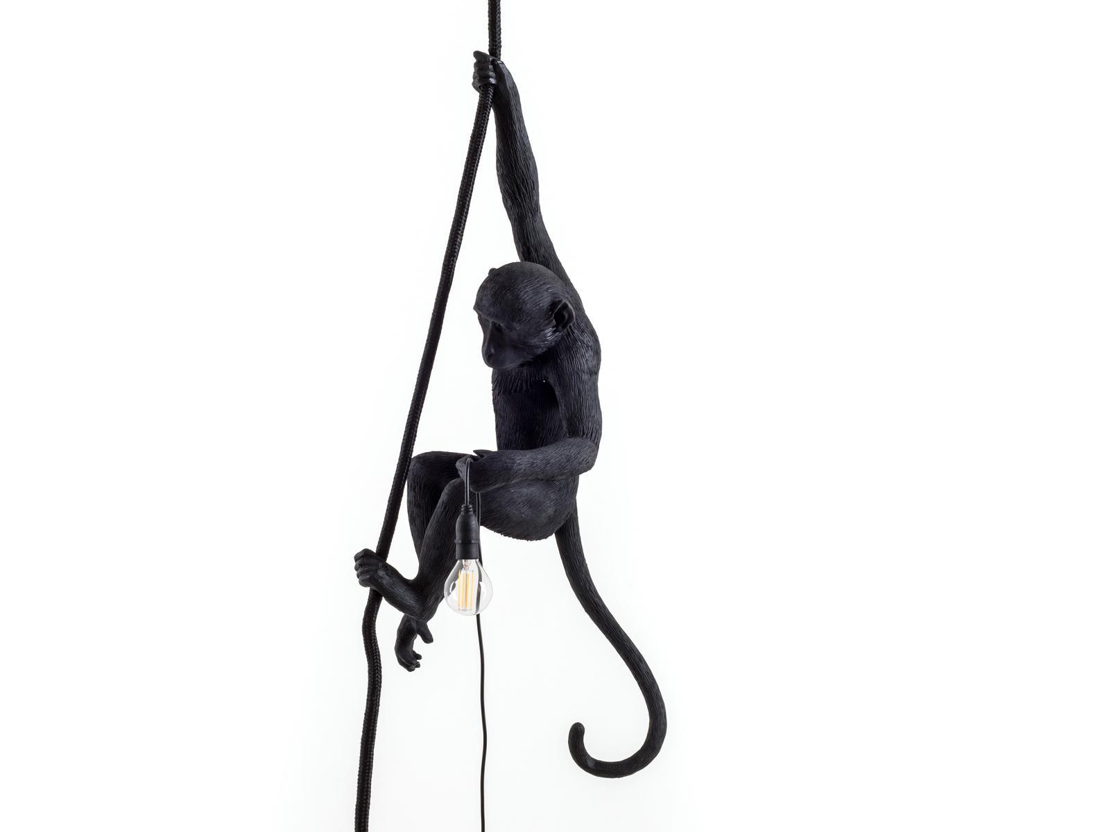 THE MONKEY LAMP BLACK CEILING LED resin pendant lamp