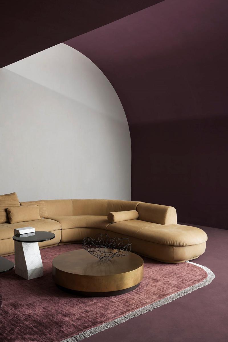 VERRE PARTICULIER Round side table