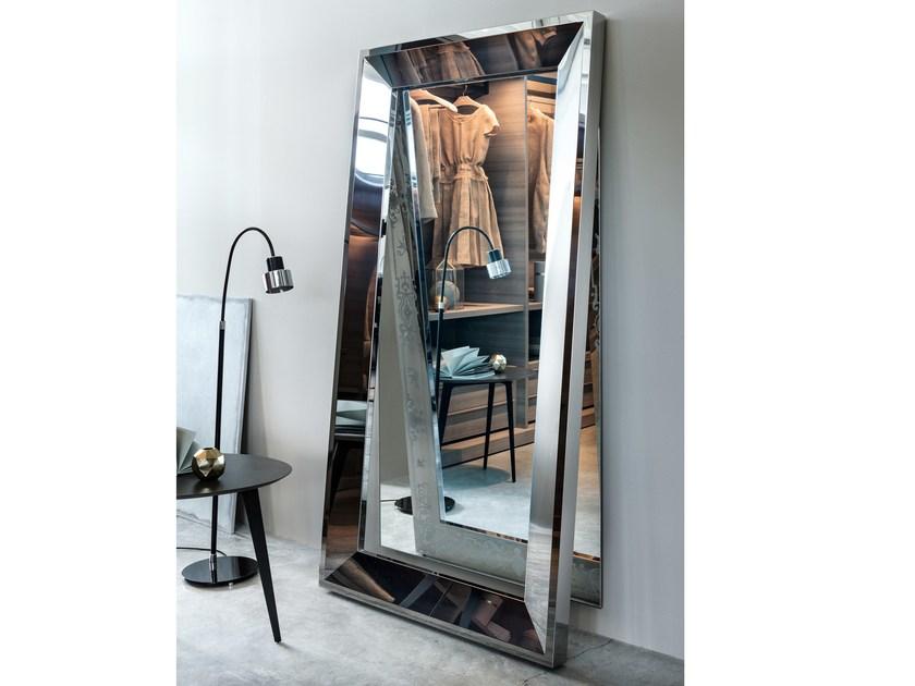 VANITY Framed freestanding rectangular mirror