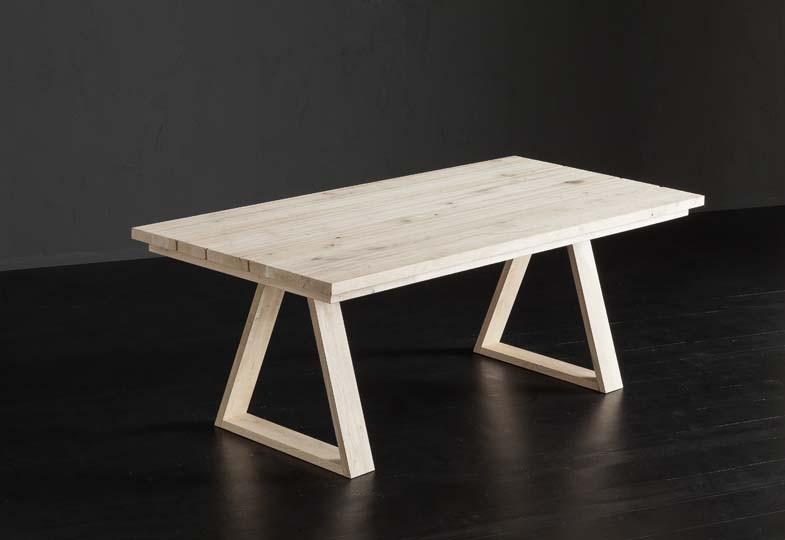 MADRID + MEKANO Rectangular wooden dining table