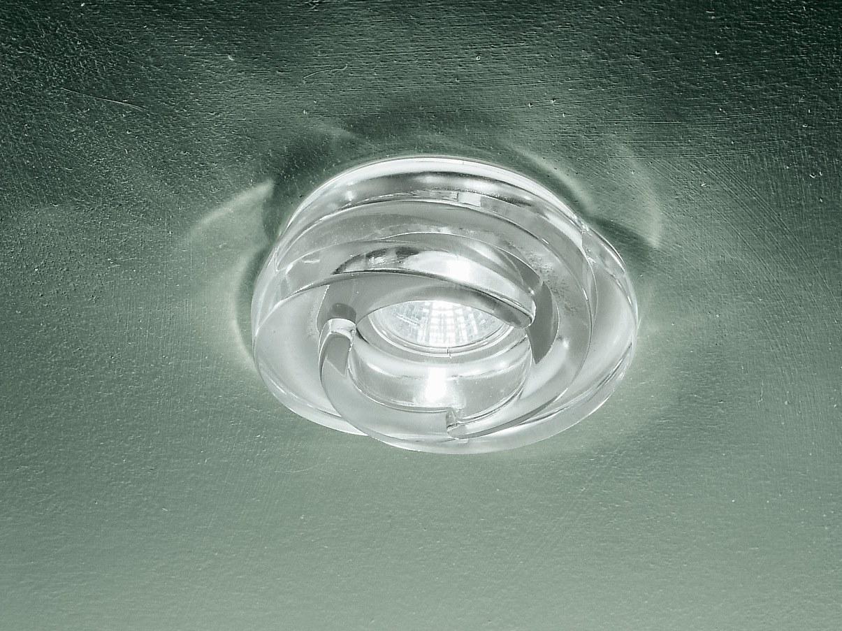 SPIRA I LED recessed glass spotlight for false ceiling