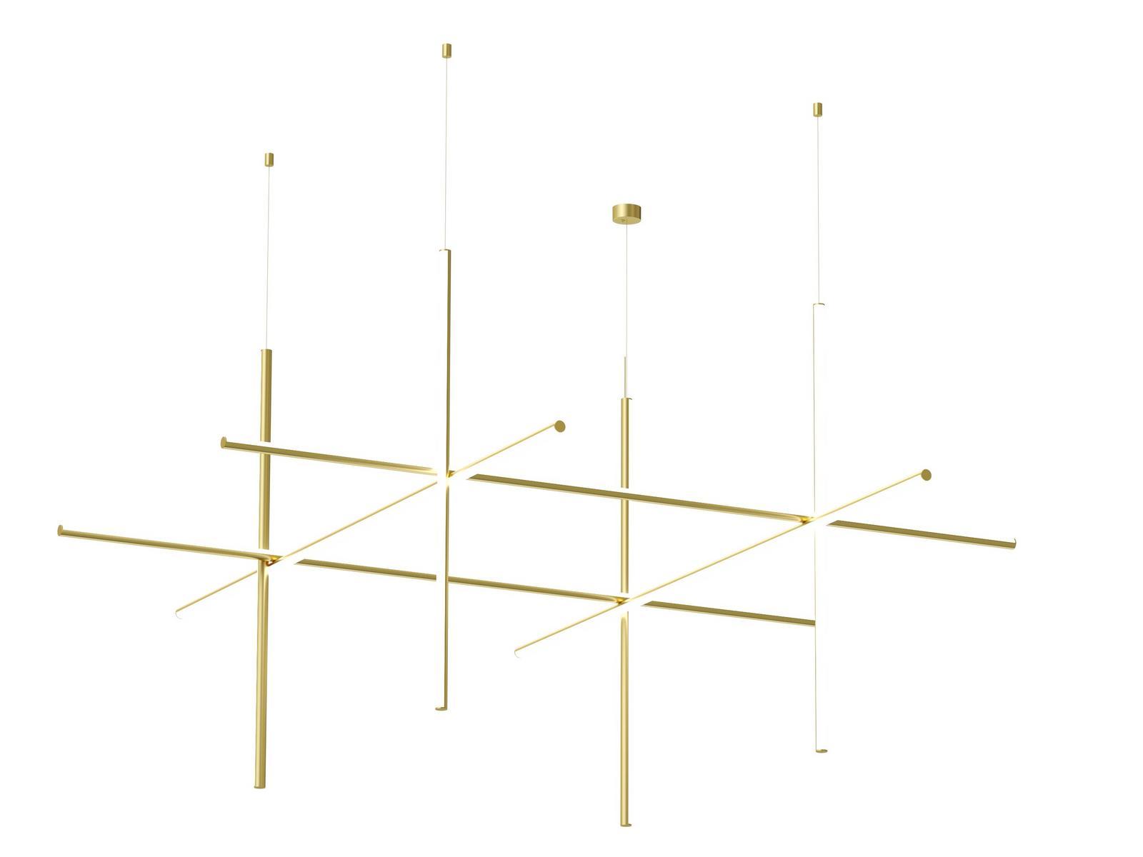 COORDINATES S4 LED extruded aluminium pendant lamp