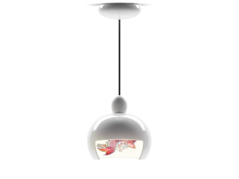 JUUYO KOI CARP TATTOO Ceramic pendant lamp