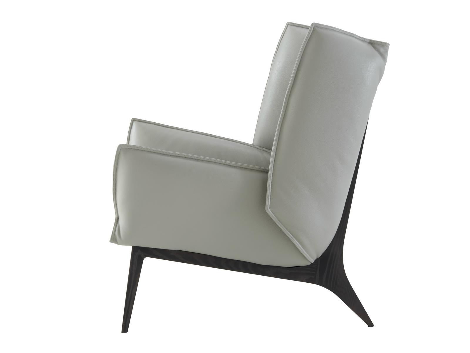 TOA Leather armchair with armrests