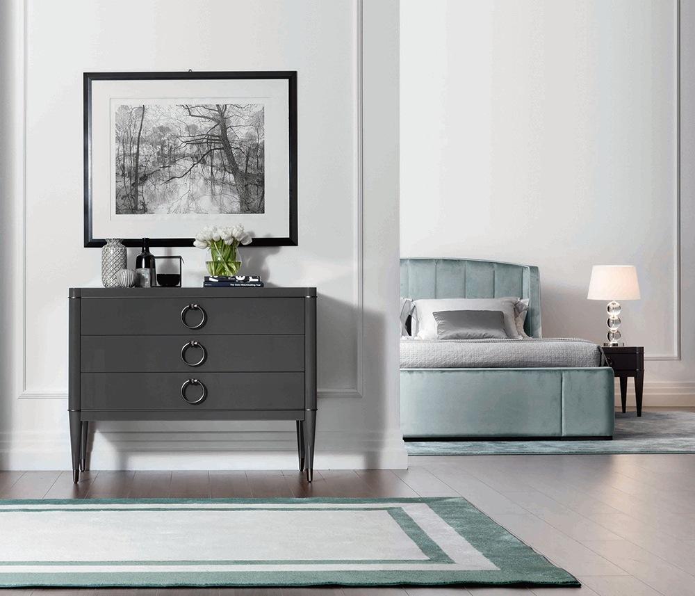 AMBRA Rectangular lacquered chest of drawers
