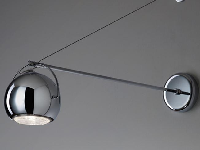 BELUGA STEEL Direct light wall lamp