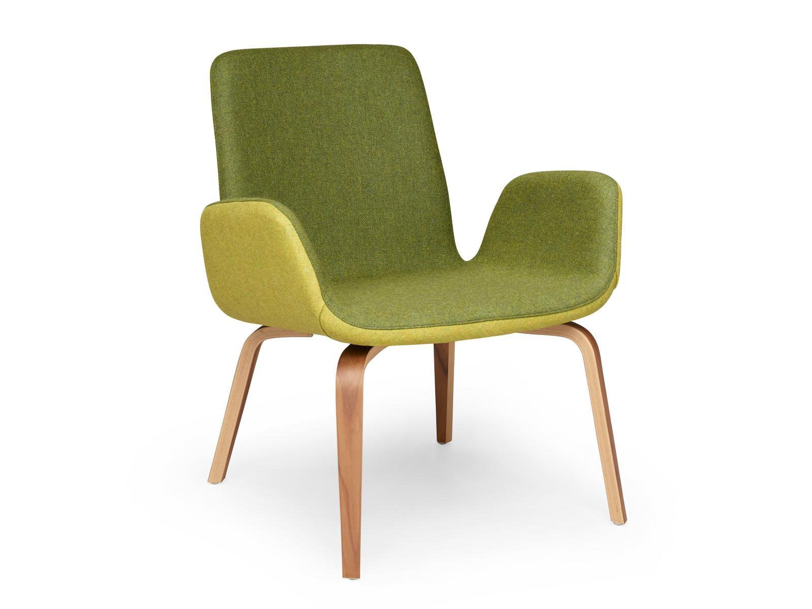 LIGHT AP L TS Fabric armchair with armrests
