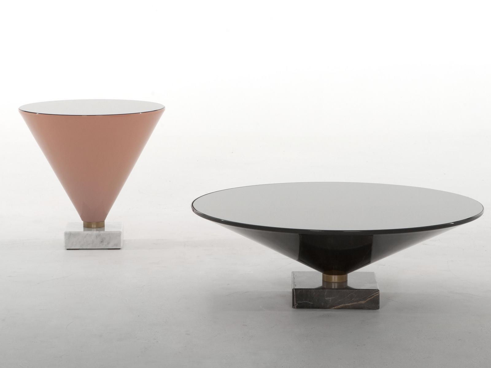 FLUTE Round coffee table