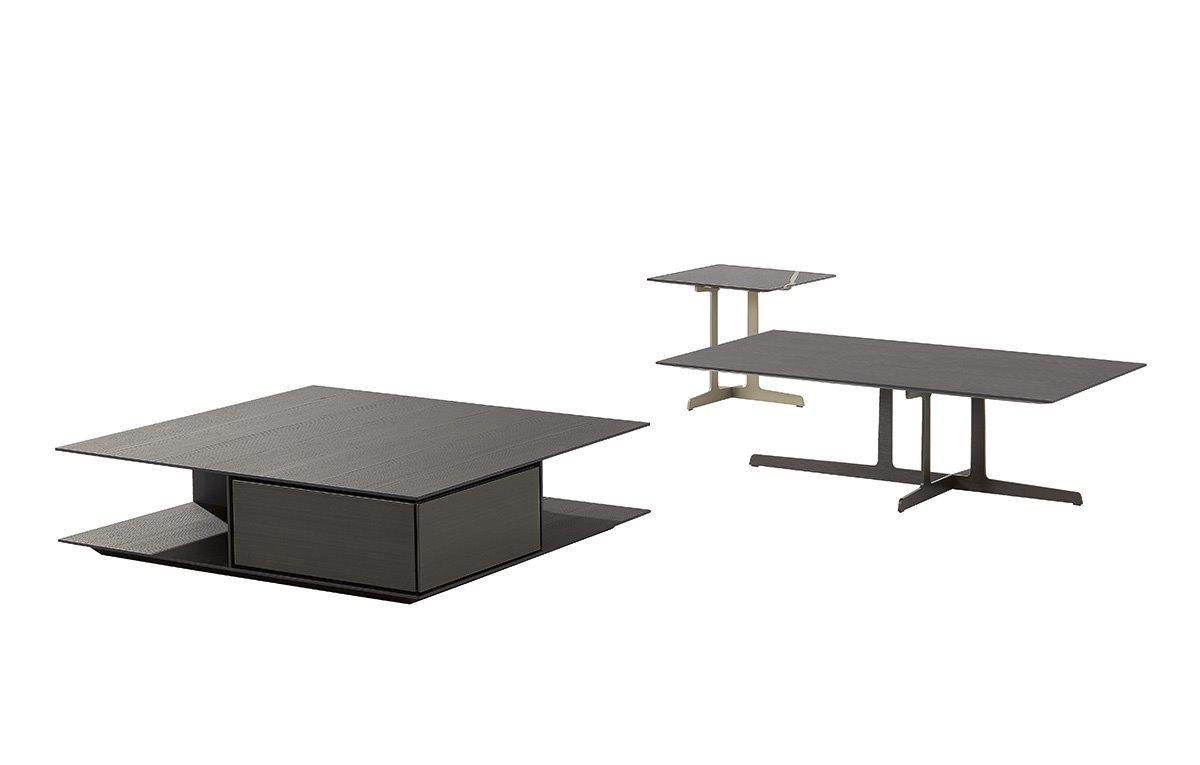 WESTSIDE Rectangular marble coffee table