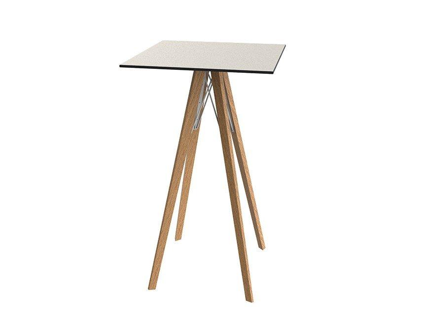 FAZ WOOD Square HPL high table