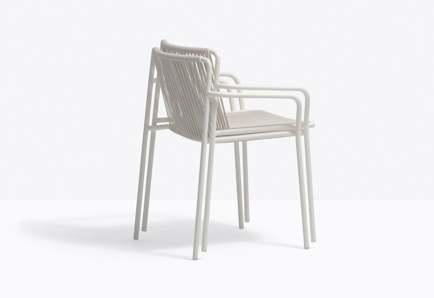 TRIBECA 3665 Powder coated steel garden chair