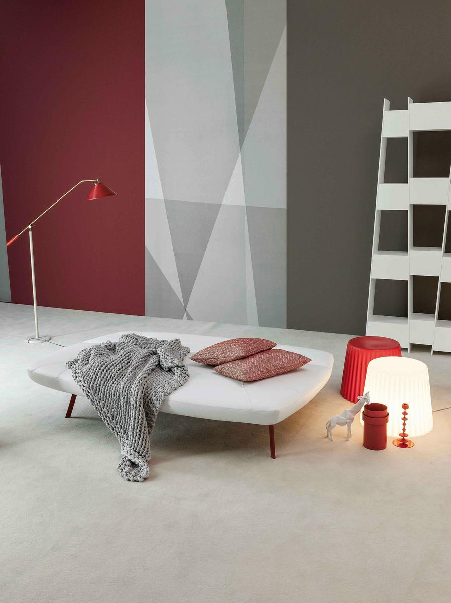 BANDY Convertible fabric sofa bed