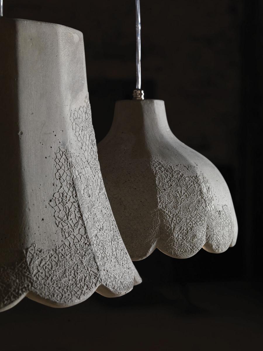 MAMMOLO Cement outdoor pendant lamp