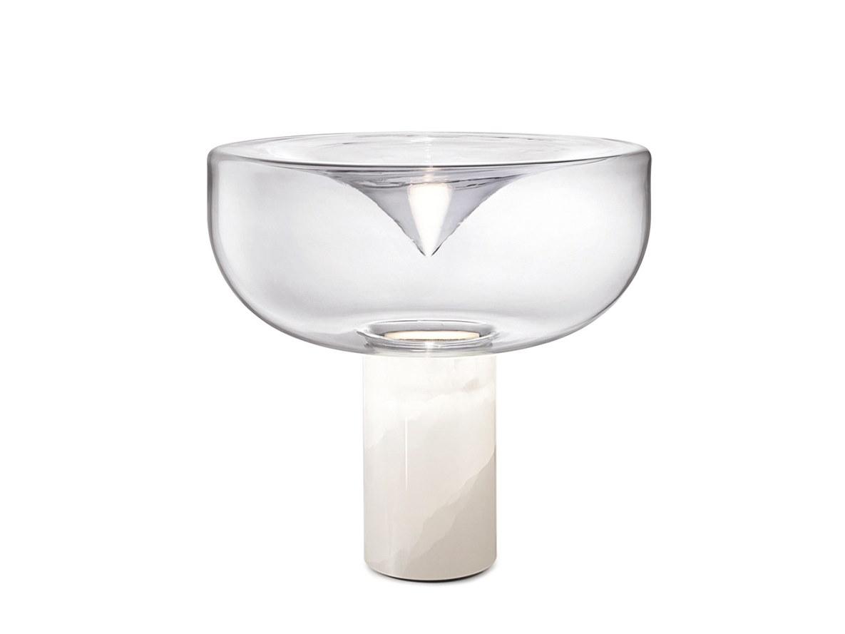 AELLA MINI T LED blown glass table lamp